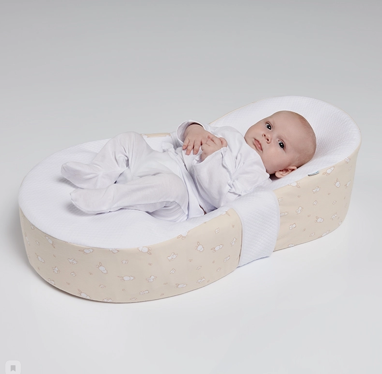 Наволочка НП42 для детской подушки Cocoon бежевая Trelax купить в OrtoMir24