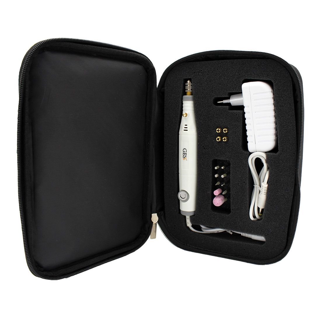 Набор для маникюра и педикюра Nail Art GESS-631, 10 насадок купить в OrtoMir24